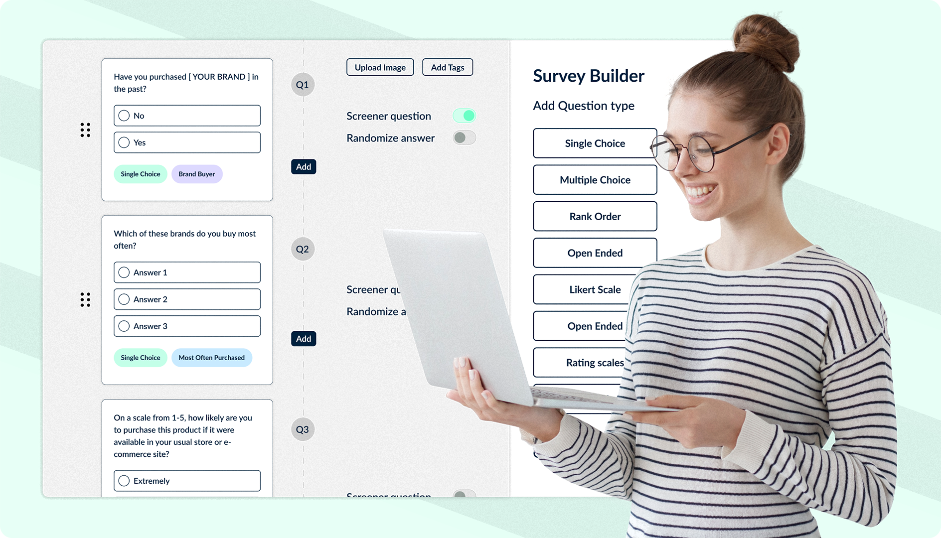 SURVEY BUILDER_ This should show the survey builder